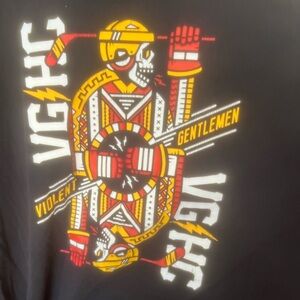 Black Graphic “Violent Gentlemen” T-Shirt size 4X